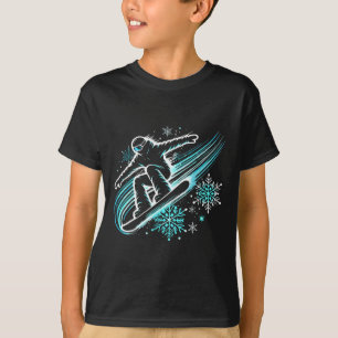 Snowboarding Funny Snowboard Snowboarder Ride Wint T-Shirt