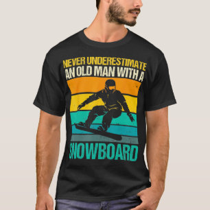 Snowboarding Granddad Snowboard Winter Sport Snowb T-Shirt