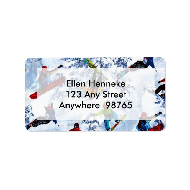 Snowboarding Isn't Everything It's the Only Thing Label (Front)