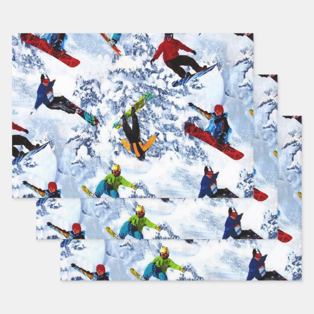 Snowboarding Isn't Everything Wrapping Paper Sheet (Set)