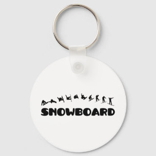 Snowboarding Key Ring