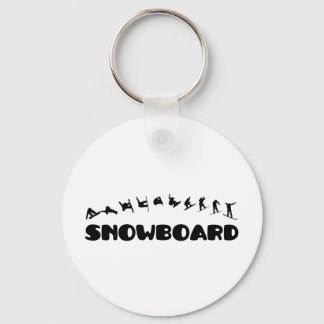 Snowboarding Key Ring