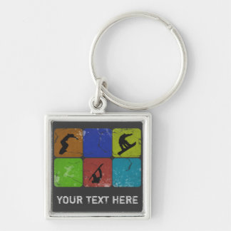 Snowboarding Keychain