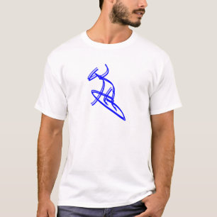 snowboarding logo11 blue T-Shirt