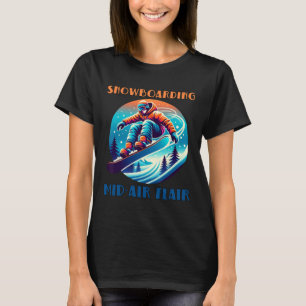Snowboarding Mid-air Flair  T-Shirt