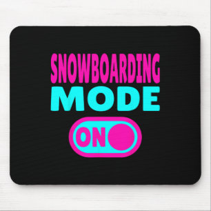 Snowboarding Mode On – Winter Sports Mouse Mat