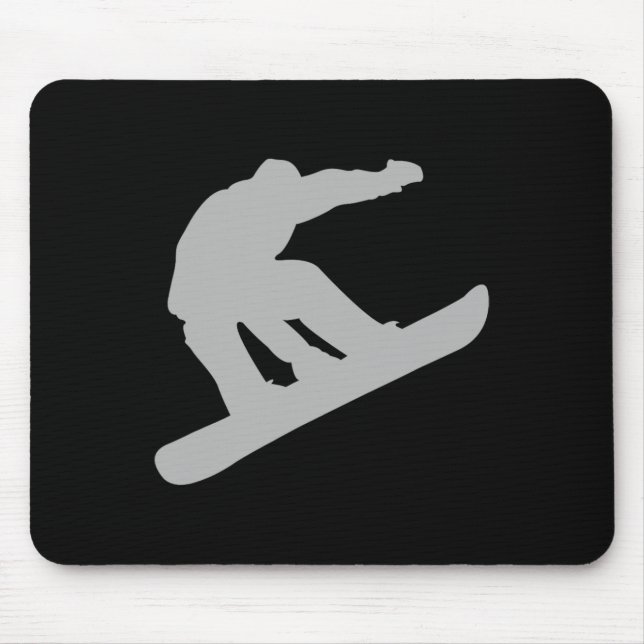 Snowboarding  mouse mat (Front)