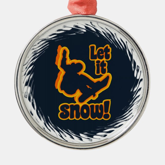 Snowboarding ornament (Front)