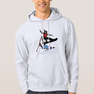 Snowboarding Over Skiing Hoodie