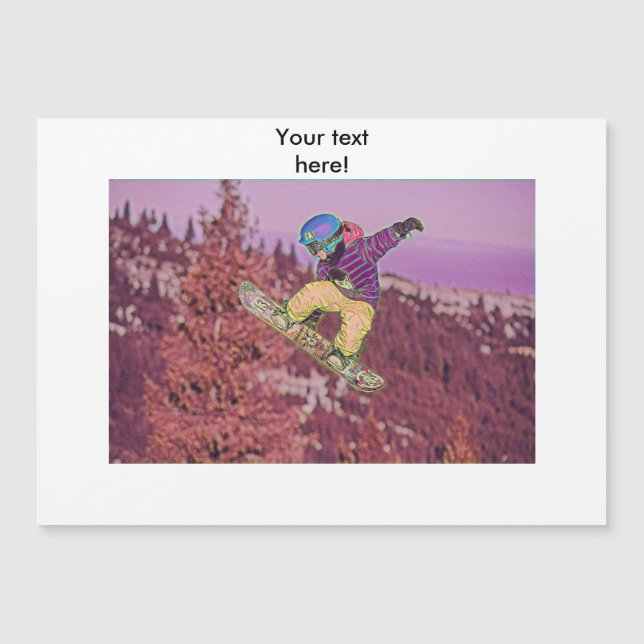 Snowboarding painting (Front)