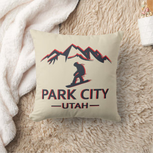 Snowboarding Park city Utah  Cushion