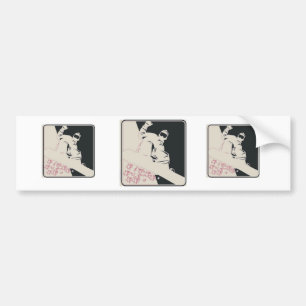 Snowboarding/Pop Art Bumper Sticker
