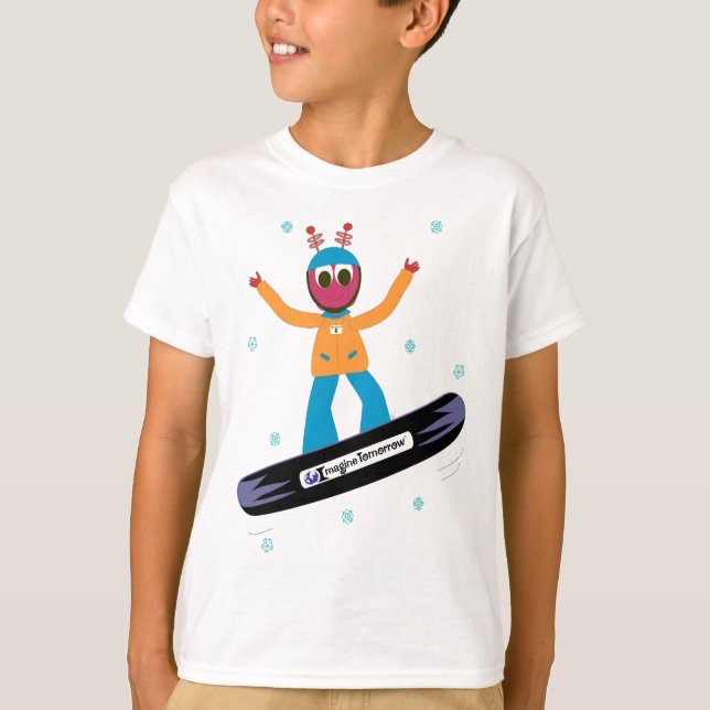 Snowboarding Puterbug T-shirt (Front)