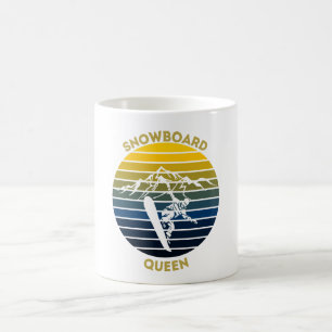 Snowboarding Queen Coffee Mug