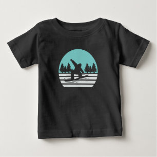 Snowboarding Retro Vintage Baby T-Shirt