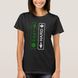 Snowboarding Skiing I'm Easy And I'm Hard Inspired T-Shirt