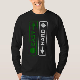Snowboarding Skiing I'm Easy And I'm Hard Inspired T-Shirt