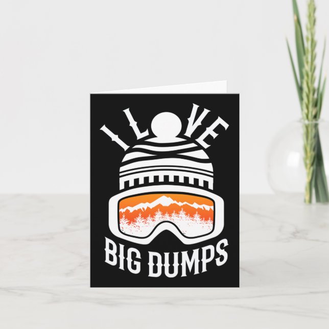 Snowboarding Skiing Snowboard Funny Snowboarder  Card (Front)
