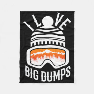 Snowboarding Skiing Snowboard Funny Snowboarder Fleece Blanket