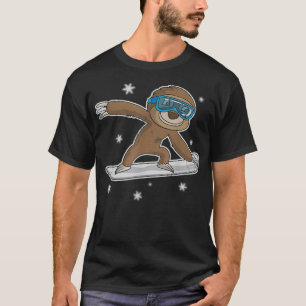Snowboarding Sloth Snowboarder Snowboard Winter Sp T-Shirt