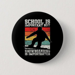 Snowboarding Snowboard 2 6 Cm Round Badge