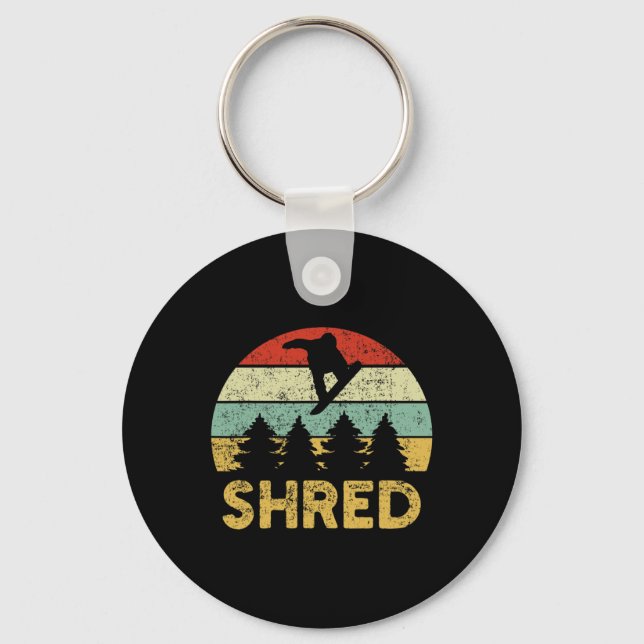 Snowboarding Snowboard 4  Key Ring (Front)