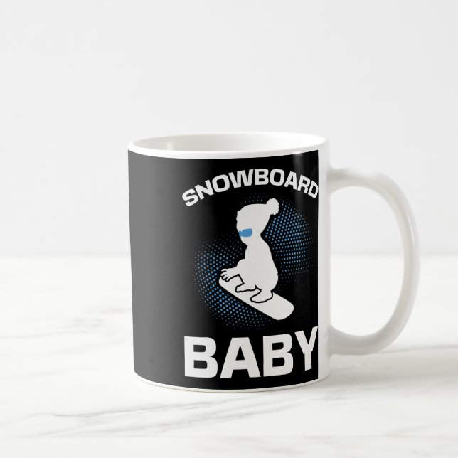 Snowboarding Snowboard Ba  Coffee Mug (Right)