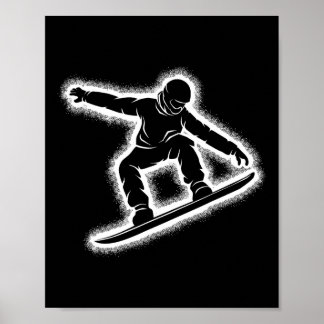 Snowboarding Snowboard Boys Kids Mens 1  Poster
