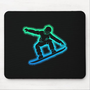 Snowboarding Snowboard Boys Kids Mens Mouse Mat