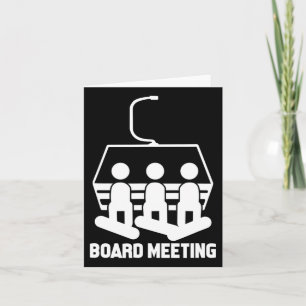 Snowboarding Snowboard Funny Snowboarder  Card