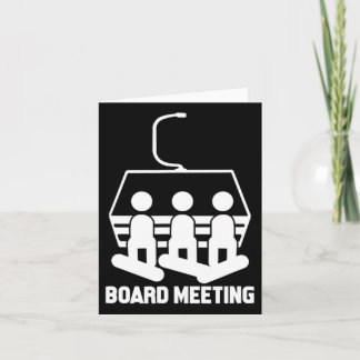 Snowboarding Snowboard Funny Snowboarder  Card