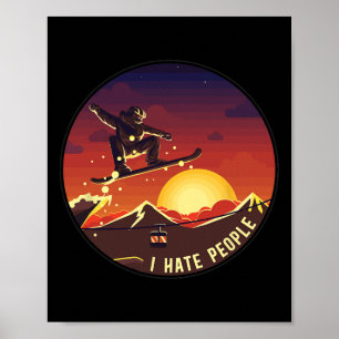 Snowboarding Snowboard Poster