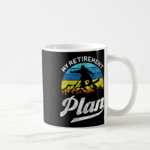 Snowboarding Snowboard Retire Vintage Retro My Ret Coffee Mug
