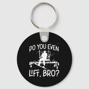 Snowboarding Snowboard Ski Lift Do You Even Lift1  Key Ring