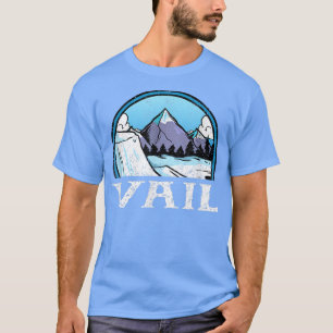Snowboarding Snowboard Skier Skiing Colorado Vail T-Shirt