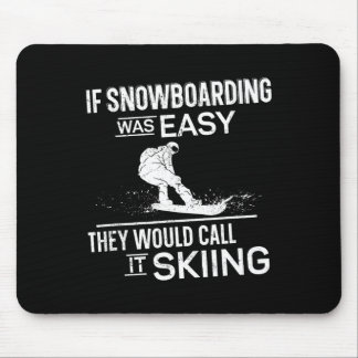 Snowboarding Snowboard Vintage 3  Mouse Mat