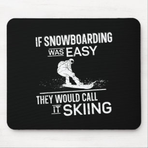 Snowboarding Snowboard Vintage 3 Mouse Mat