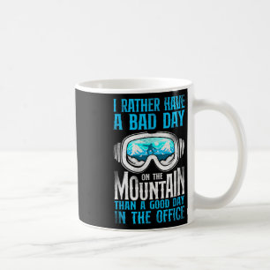 Snowboarding Snowboard Vintage Goggles Mountain Coffee Mug