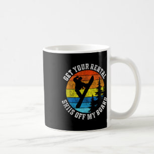 Snowboarding Snowboard Vintage Retro Get Your Rent Coffee Mug