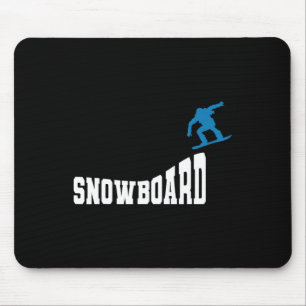 Snowboarding Snowboard Vintage Retro Snowboard 2 Mouse Mat