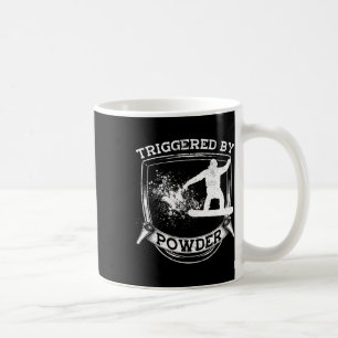 Snowboarding Snowboard Vintage Triggered By Powder Coffee Mug
