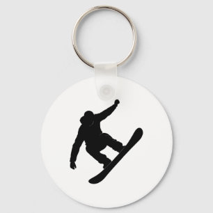 Snowboarding Snowboarder 3 Key Ring