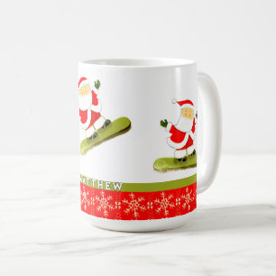 Snowboarding Snowboarder Christmas Coffee Mug