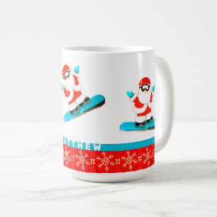 Snowboarding Snowboarder Christmas Coffee Mug