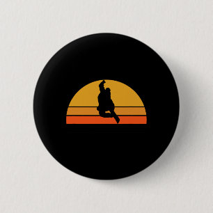 Snowboarding Snowboarder Snow Snow Winter Sunset R 6 Cm Round Badge