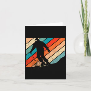 Snowboarding Sunset Winter Sports Skier Snowboarde Card