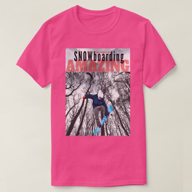 Snowboarding T-Shirt (Design Front)