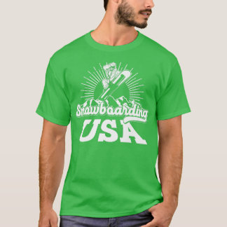 Snowboarding USA for Snowboarder Men Women  T-Shirt