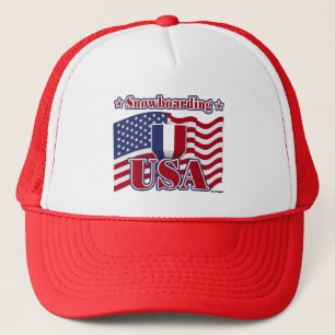 Snowboarding USA Trucker Hat