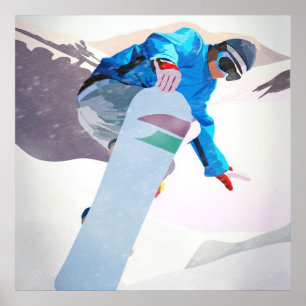Snowboarding Winter Sport_ Poster